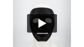 Masque mime Théâtre noir