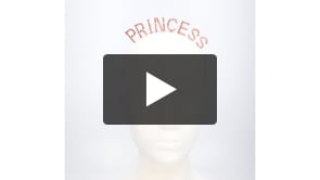 Diadème en métal "Princesse
