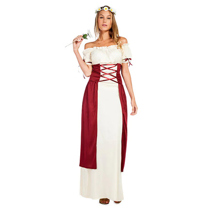 Costume d'adulte « Brunhilda médiévale »