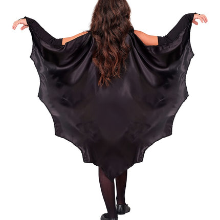 Cape de chauve-souris noire