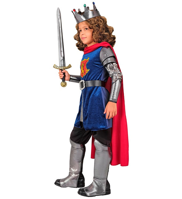 Costume de roi Bleu Rouge