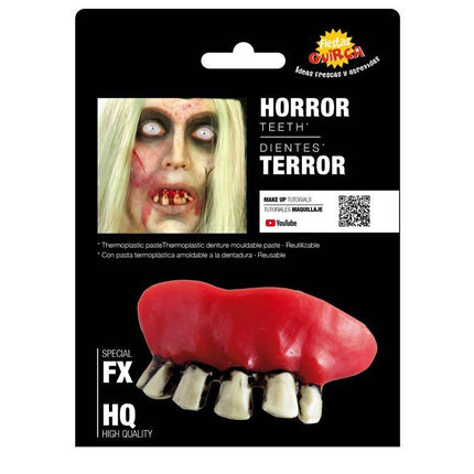 Dents de zombies pour Halloween