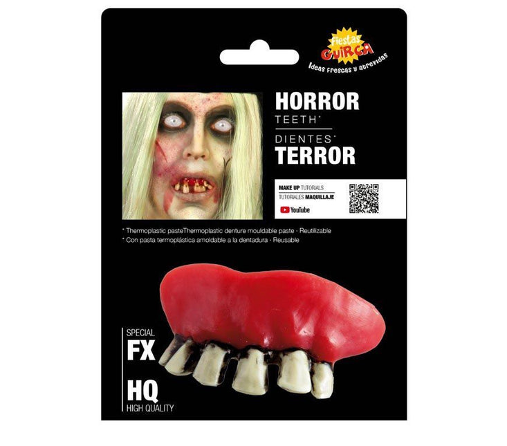 Dents de zombies pour Halloween