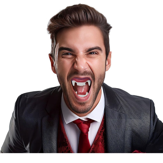 Fausses dents d'Halloween Vampire