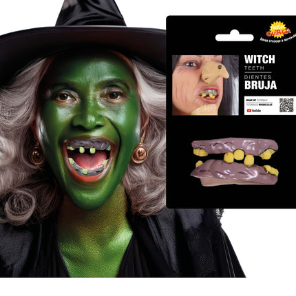 Dents de sorcière d'Halloween