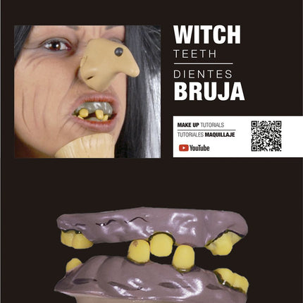 Dents de sorcière d'Halloween