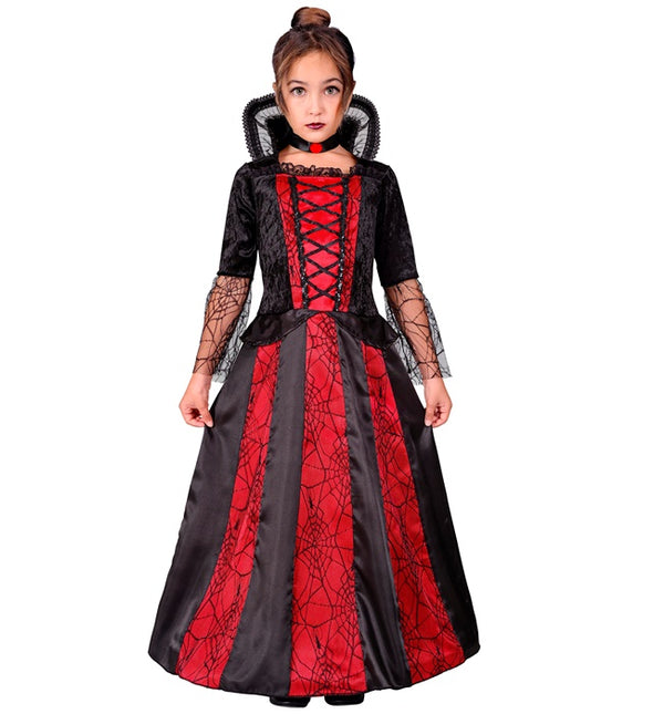 Costume Vampire Rouge Noir Fille