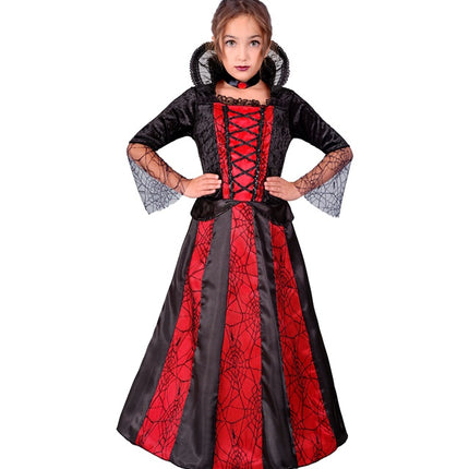 Costume Vampire Rouge Noir Fille