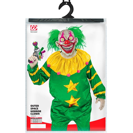 Clown de l'horreur de l'espace Vert Jaune