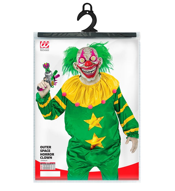 Clown de l'horreur de l'espace Vert Jaune