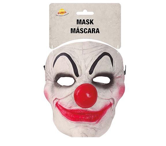Demi-masque d'Halloween Clown