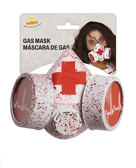 Masque à gaz sanglant pour Halloween