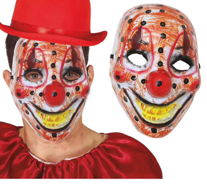 Trous pour masque de clown d'Halloween