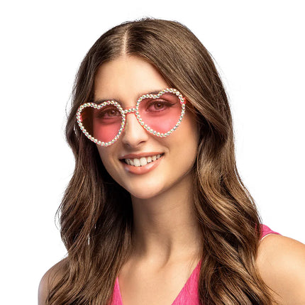 Lunettes de fête Diamond Heart