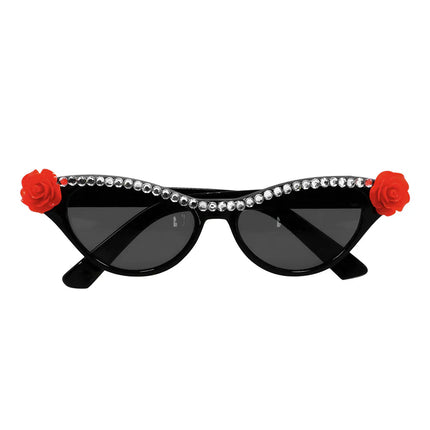 Zwart Rode Accessoireset Vintage 3 delig