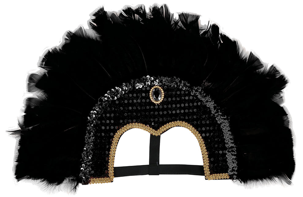 Tête de plume noire