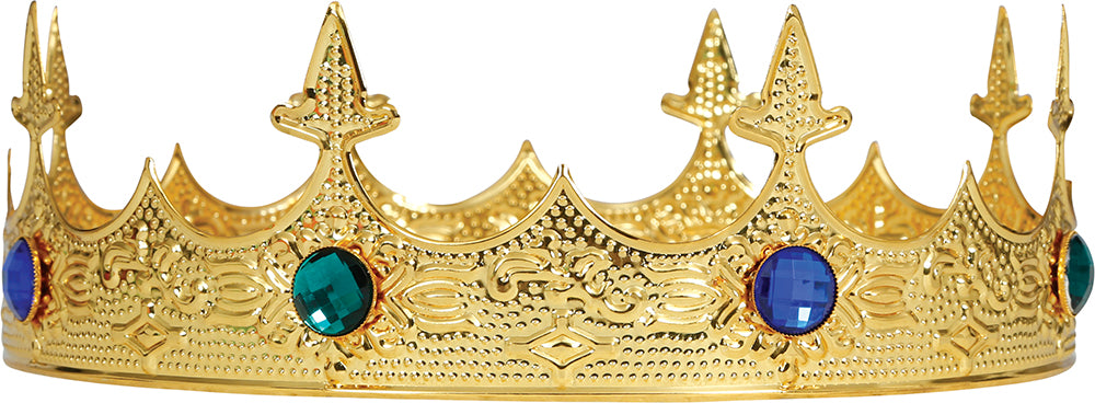 Couronne médiévale en or métallisé