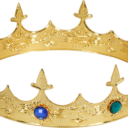 Couronne médiévale en or métallisé
