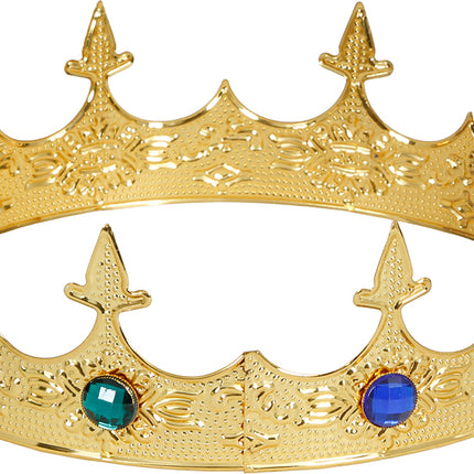 Couronne médiévale en or métallisé