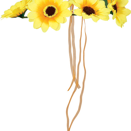 Bandeau de fleurs jaune