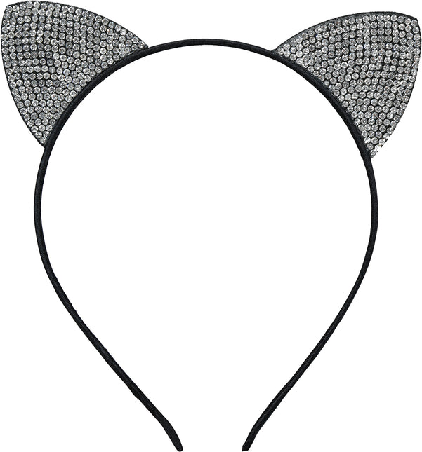 Bandeau de chat argenté
