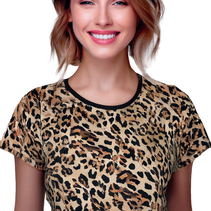 Bandeau de cheveux Léopard Marron/Jaune