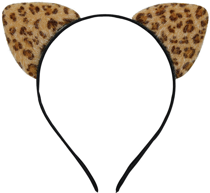 Bandeau de cheveux Léopard Marron/Jaune