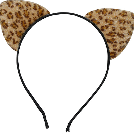 Bandeau de cheveux Léopard Marron/Jaune