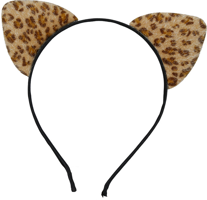 Bandeau de cheveux Léopard Marron/Jaune