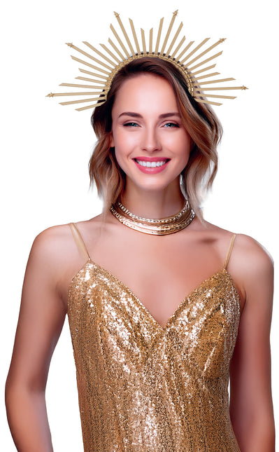 Bandeau doré Halo