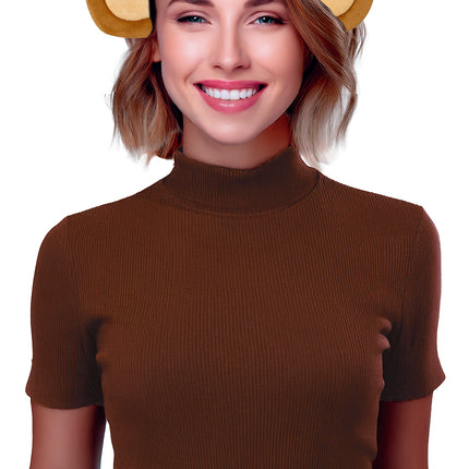 Bandeau de singe marron