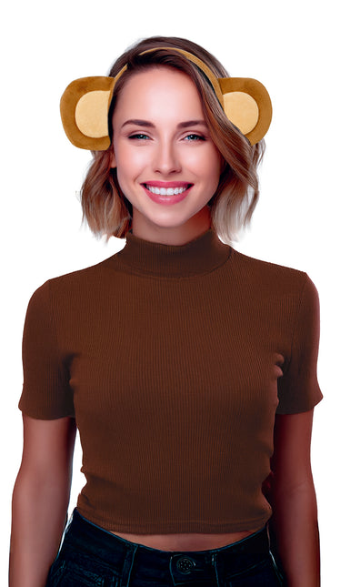 Bandeau de singe marron