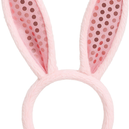 Bandeau lapin rose
