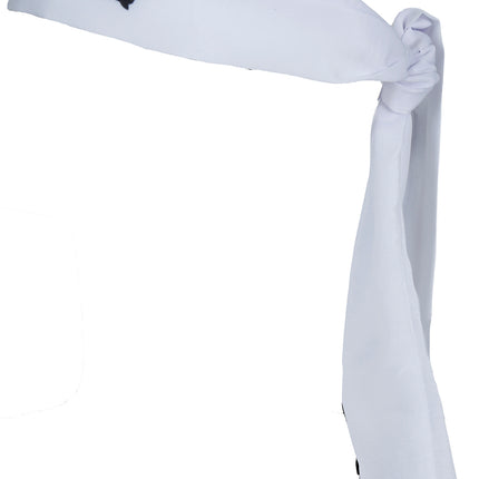 Bandeau de karaté blanc rouge