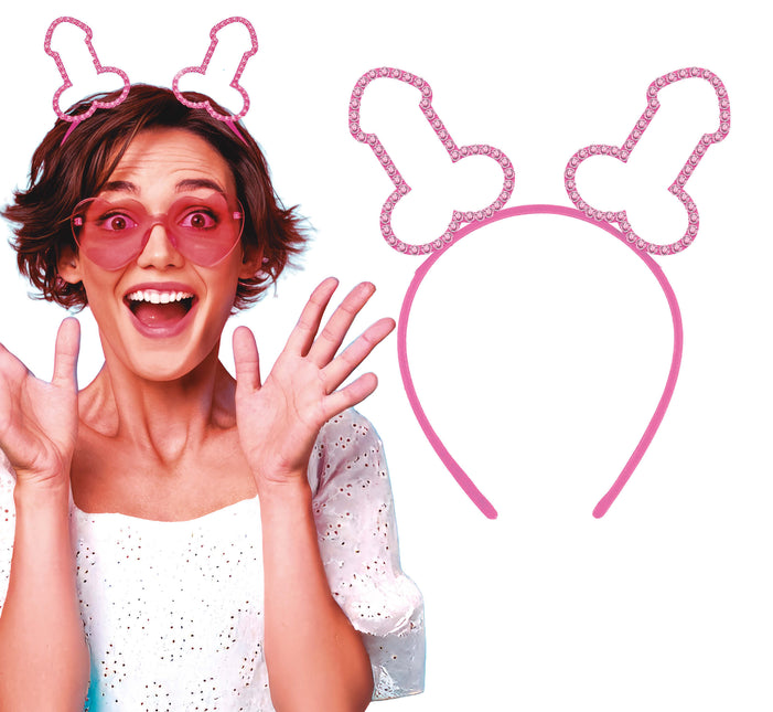 Bandeau brillant pour pénis, adulte