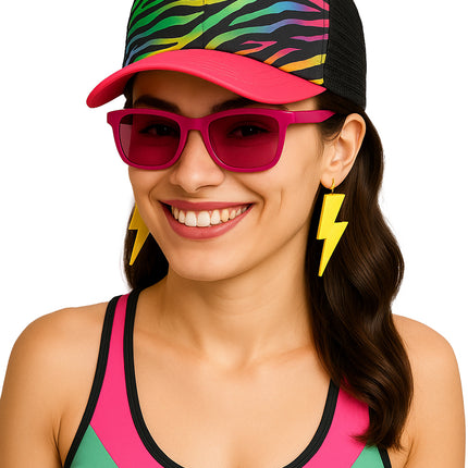 Casquette zébrée