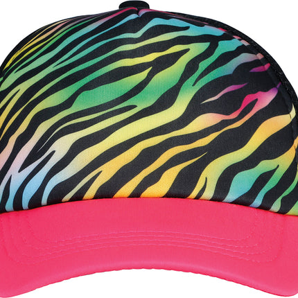 Casquette zébrée