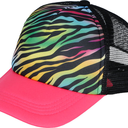 Casquette zébrée