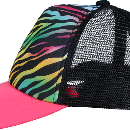 Casquette zébrée