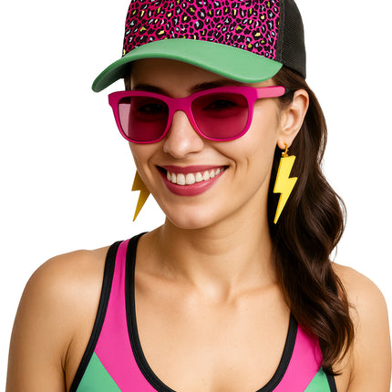 Casquette imprimé léopard