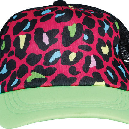 Casquette imprimé léopard