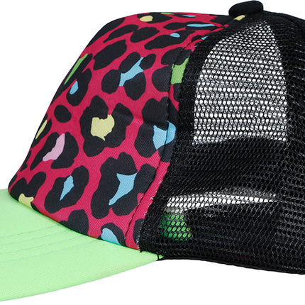 Casquette imprimé léopard