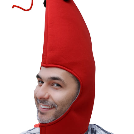 Crevette à chapeau rouge