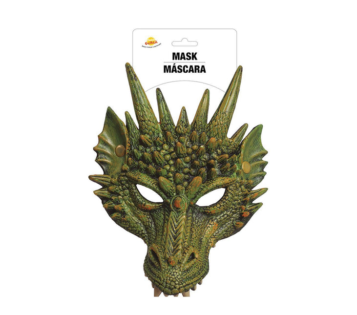 Demi-masque d'Halloween Dragon