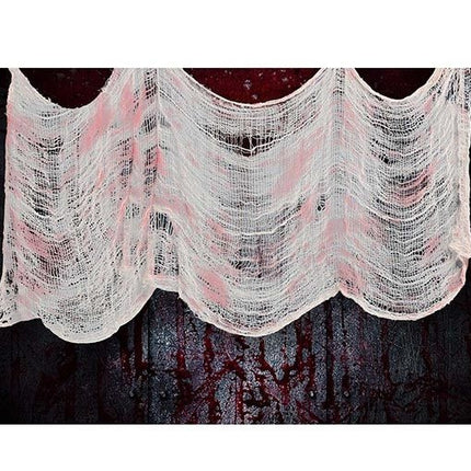 Rideau d'Halloween Tissu sanglant 2.28m