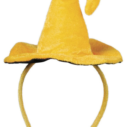 Bandeau d'Halloween orange Chapeau de sorcière