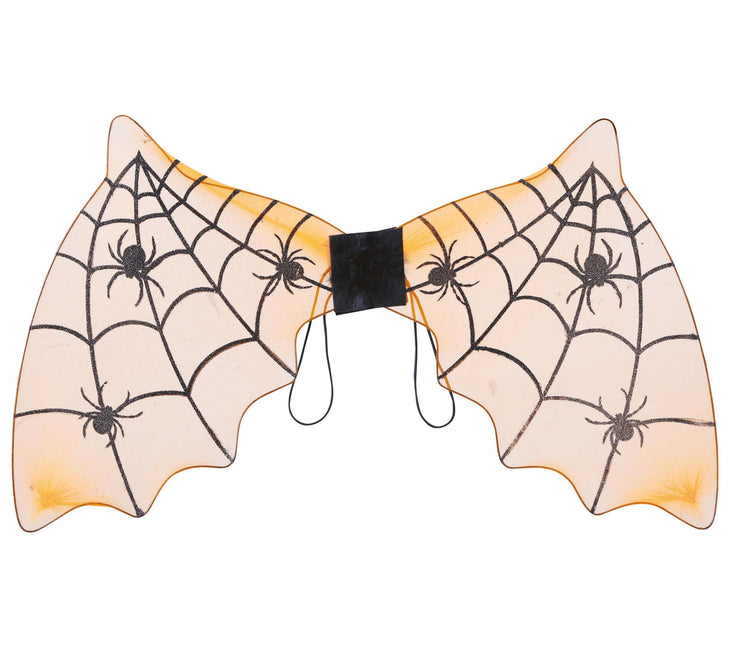 Chauve-souris orange à ailes d'Halloween 60cm