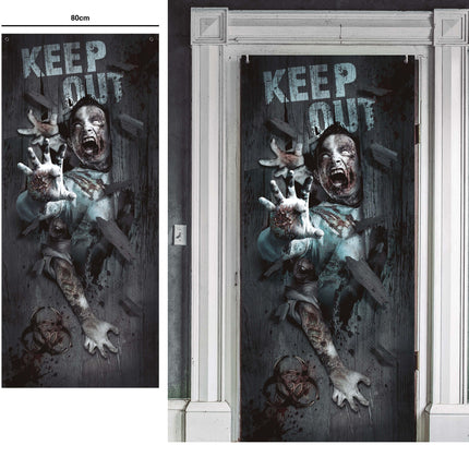 Décoration murale Halloween Zombie 180cm