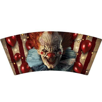 Verres à cocktail Halloween Clown 5cm 3pcs