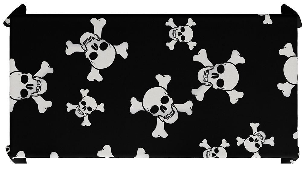 Nappe d'Halloween Tête de mort 2.74m